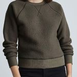 Everlane Women's ReNew Teddy Fleece Raglan Cozy Cropped Sweatshirt Size Large Photo 0