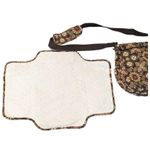 Vera Bradley Canyon Diaper Bag Messenger Brown Paisley Changing Pad Baby Floral Photo 3