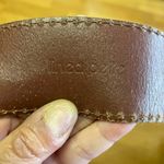 Linea Pelle Brown Leather Gold Studded Preppy Chunky Granola Coastal Wai… Size L Photo 9