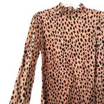 Reformation NWT NEW  Lewis Bobcat Mini Dress Tan Sz 12 Photo 2