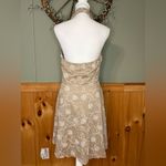 Joie  Floral Backless Dress w/ Front Pockets. NWT size 8 side zip beaded tie belt Photo 4