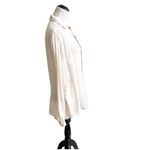 Club Room Luxury 100% Linen Button Down Long Sleeve Light Beige Coastal Boho Size M Photo 2