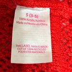 No Boundaries  Juniors Knit Crop Top S Red Fringe Y2K Festival Crochet Coquette Photo 6