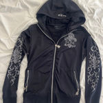 BCBGMAXAZRIA Black Embellished Women's Jacket Photo 0