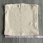 American Eagle  Cream Corset Style Tube Top Size S Photo 7