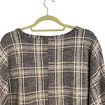 Charter Club  Black White Plaid Pullover Sweater Sz M Photo 8