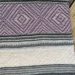 Sonoma Women's Grey White And Purple Striped Pullover Sweater Size XS. NEW Photo 2