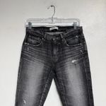 Moussy Vintage Faded Black Prichard Skinny Cropped Ankle Jeans Sz 26 Photo 2