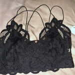 Free People Black Lace Bralette NWT Size M Size M Photo 0