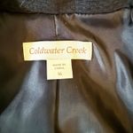 Coldwater Creek  Black Textured Blazer Short Sleeve Button Front Womens Size 16 Photo 8