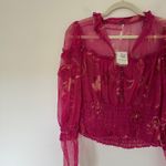 Free People Time for Shine Top Pink Photo 5