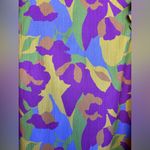 Fantastic Fawn Anthropologie  Allure Ruffle Neck Abstract  Floral Blouse M Photo 5