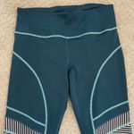 FILA  Sport Green with Black & White Stripes Leggings XL Photo 2
