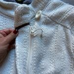 Solstice Outdoor Women’s Full Zip Fleece Ivory Jacket Size L Textured Fabric White Size L Photo 3