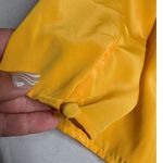 Vtg 1980s Cali Golden Yellow Draped Neck Pleated Detail Pullover Blouse 18W Photo 2