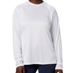 Columbia Womens Medium White Omni Dry Long Sleeve Athletic Top Photo 0