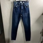 Kancan Rowan Kurvy Ultra High Rise Skinny Dark Wash Denim Jeans Blue Size 26 Photo 1