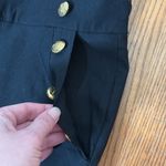 Nanette Lepore  Sailor Button Pull On Pant Black size M Photo 2