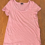 Talbots  boatneck 100% cotton Short sleeve t-shirt‎ pink size small Photo 0