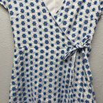Mi Ami Embroidered Bohemian Coastalgirl Cottagecore Floral Mini Dress Sz Small Blue Photo 4