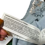 Abercrombie & Fitch Lace Skater Dress Baby Blue Crochet Sz Small Spaghetti strap Photo 8