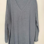 Barefoot Dreams  CozyChic Lite V-Neck Seamed Pullover Photo 0