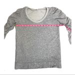 Anthropologie Left Coast Puffy sleeve sweater grey SOFT XS Anthro boho shirt Photo 8