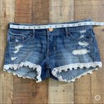 Hollister Light Wash Distressed Shorts Size w25 Photo 5
