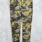 Zenana Green Camo Long Active Army Legging Pants Bottoms Ankle Large Photo 0