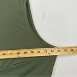 Zenana Outfitters  Front Knot Sleeveless Top Blouse Womans Size 3X Green Photo 3