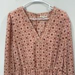 Avec Les Filles  Geometric Print Long Sleeve Romper Size Medium EUC Photo 1