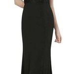 Fame and Partners NWT  Black Lace Gown Photo 0