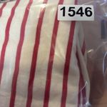 Anthropologie  Maeve Red‎ White Striped One Shoulder Dress Size Small Photo 6