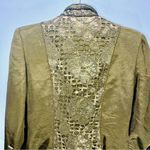 Vintage Raoul Arango Gold Cutout‎ Dressy Cocktail Jacket Blazer Evening Size 6 Photo 3