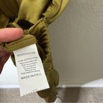 12th Tribe NWT  Midori Olive Green Satin Cutout Jumpsuit Womens Size S Photo 8