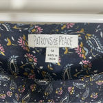 Patrons of Peace  Bohemian Open Back Blouse Size Medium Photo 2