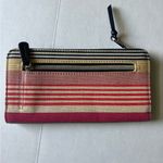 Relic  by fossil seahorse striped colorful long zip up wallet NWOT Photo 1