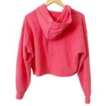 Yogalicious  Pink V-Neck Long Sleeve Crop Hoodie‎ Women’s Size Small Photo 1