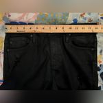 AG Adriano Goldschmied ADRIANO GOLDSCHMIED 28R The Farrah Skinny Ankle High Rise Coated Jeans Black Photo 8