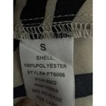 VICI Zebra Print Satin Wrap Blouse Long Sleeve Surplice Top Size Small Photo 4