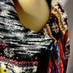 Adore Boho Artsy Patchwork Cowl Jacket Sz S Photo 13
