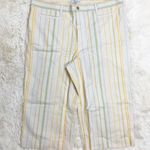 Madewell  Emmett Wide-Leg Crop Pants in Stripe 37P Photo 5