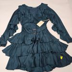 Tularosa  Flora Dress in Teal XXS Photo 2