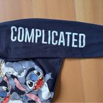 Disney Stitch Long Sleeve Cropped Graphic Tee – Size M Photo 6