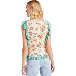 Farm Rio  For Anthropologie Maggie Ruffled Blouse Photo 1