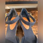 Tommy Hilfiger Women's Blue Wedge Sandals Size 8.5 Espadrille Mid Heel Photo 7