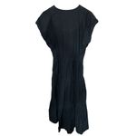 Abercrombie & Fitch Women's Black Tiered Midi Dress Size S Casual Photo 1