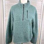 Wall Flower  Teddy Fleece Pullover 1/4 Zip
Teal-Large Photo 0