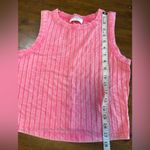 Zenana Outfitters Pink Distressed Tank Top size L nwot Photo 3