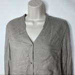 Helmut Lang  grey v neck button down dress duster 0 Photo 4